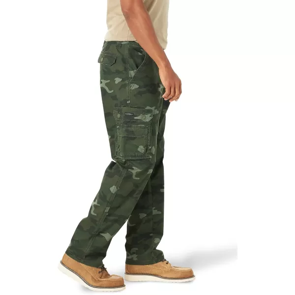 Lee Mens Wyoming Relaxed Fit Cargo PantGreen Camo