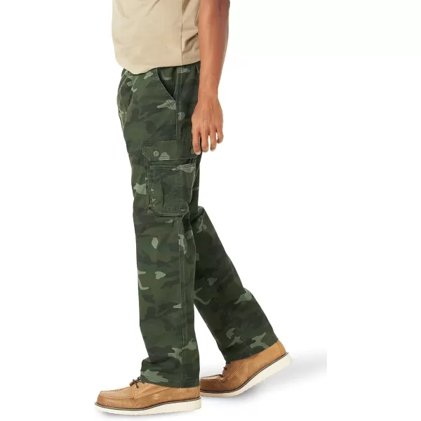 Lee Mens Wyoming Relaxed Fit Cargo PantGreen Camo