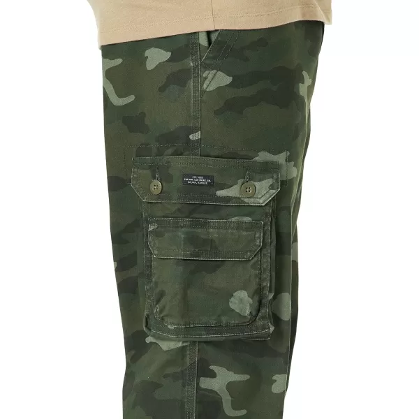 Lee Mens Wyoming Relaxed Fit Cargo PantGreen Camo