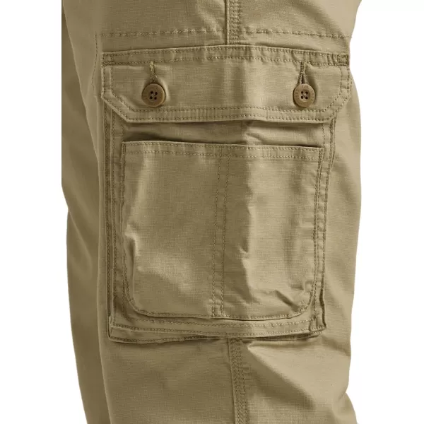 Lee Mens Wyoming Relaxed Fit Cargo PantKc Khaki Ripstop