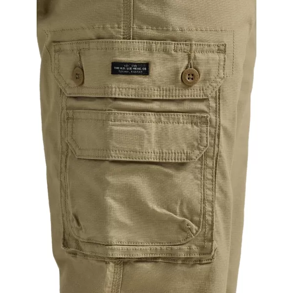 Lee Mens Wyoming Relaxed Fit Cargo PantKc Khaki Ripstop