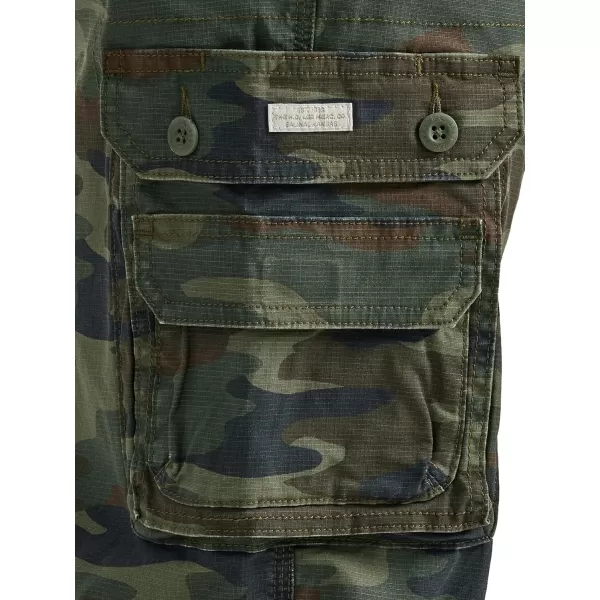 Lee Mens Wyoming Relaxed Fit Cargo PantMoss Camo Ripstop