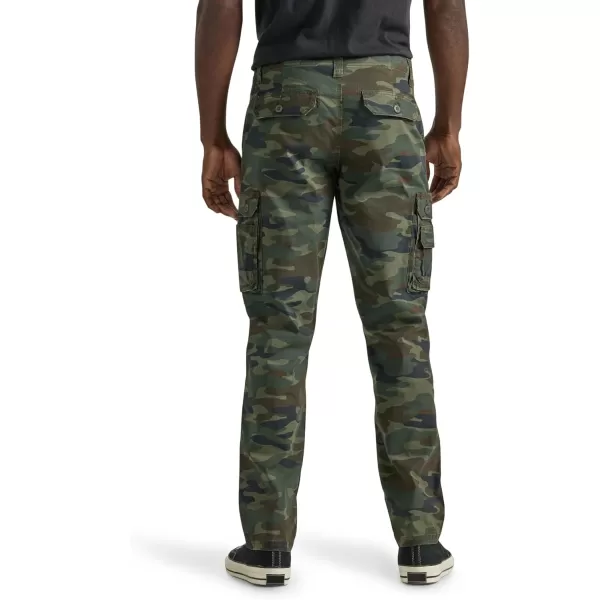 Lee Mens Wyoming Relaxed Fit Cargo PantMoss Camo Ripstop