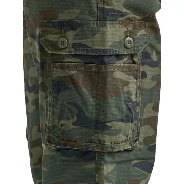 Lee Mens Wyoming Relaxed Fit Cargo PantMoss Camo Ripstop