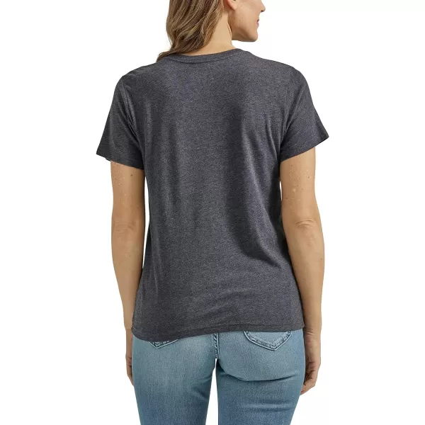 Lee Womens Graphic TeeCaviar Heather