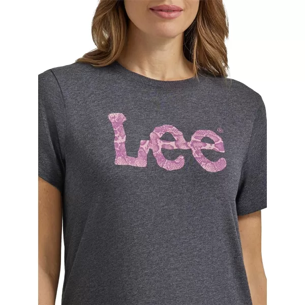 Lee Womens Graphic TeeCaviar Heather