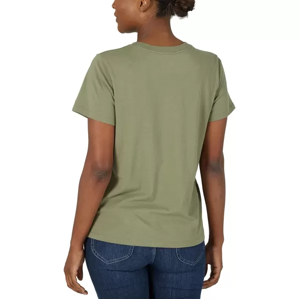 Lee Womens Graphic TeeLee Logo Deep Lichen Green