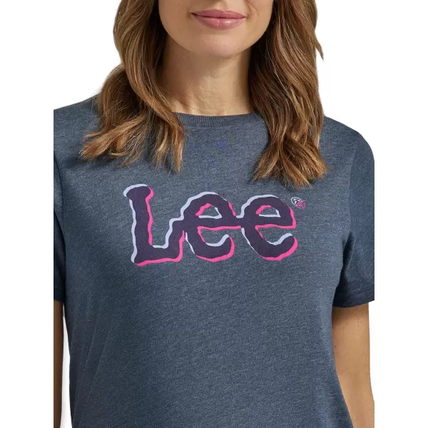 Lee Womens Graphic TeeNavy Heather