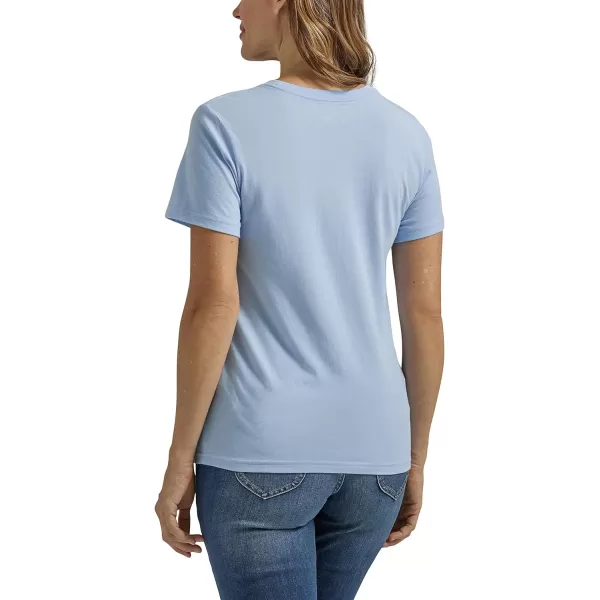 Lee Womens Graphic TeeShasta Blue Heather