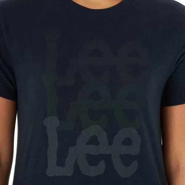 Lee Womens Graphic TeeTriple Twitch Black Heather