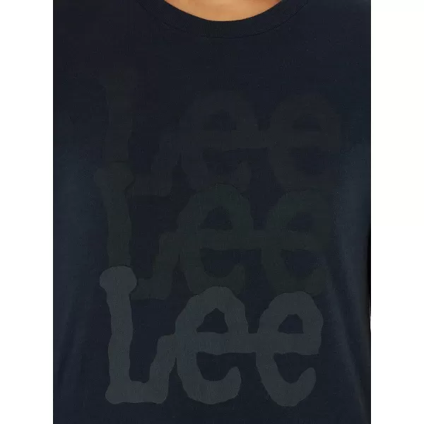 Lee Womens Graphic TeeTriple Twitch Black Heather