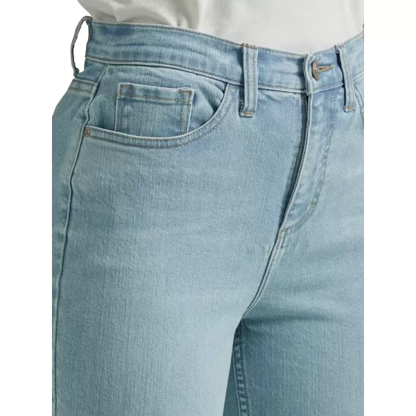 Lee Womens High Rise Mom JeanOne Tone