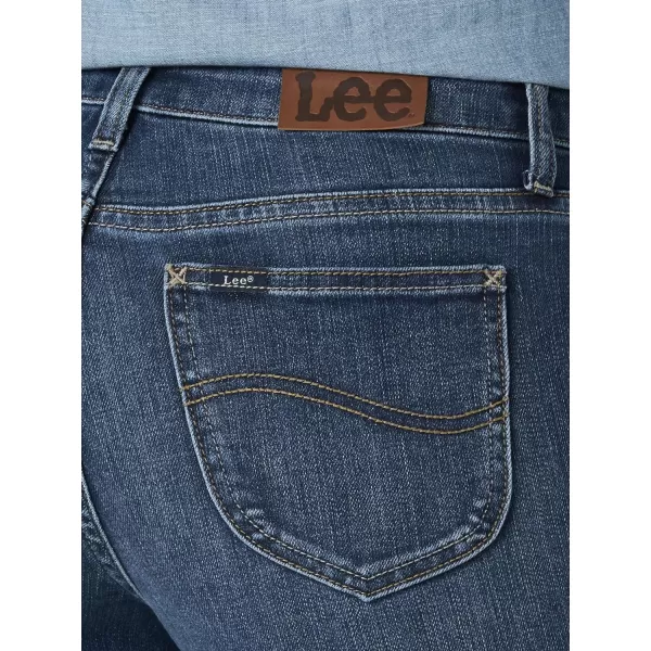 Lee Womens Petite Legendary Mid Rise Straight Leg JeanSeattle