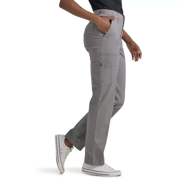 Lee Womens Petite Ultra Lux Comfort with Flextogo Utility PantHd Lee Gray
