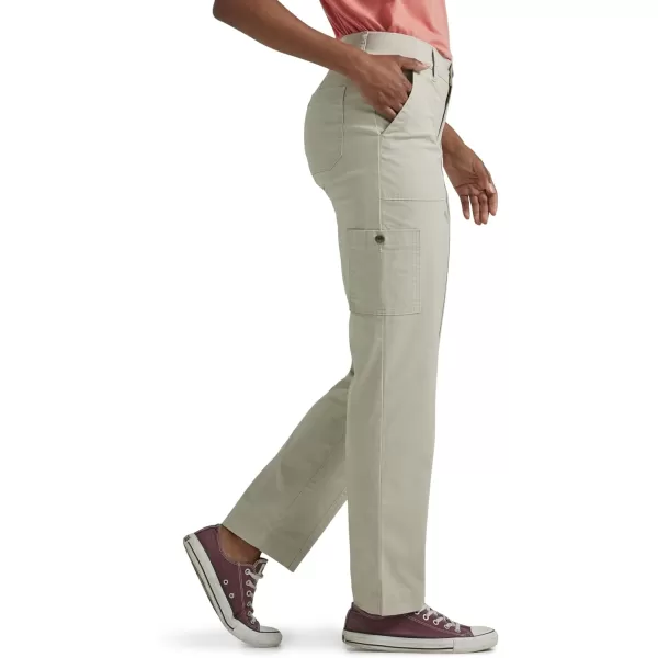 Lee Womens Petite Ultra Lux Comfort with Flextogo Utility PantSalina Stone