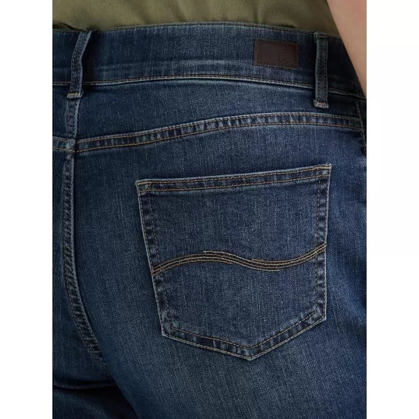 Lee Womens Plus Size Flex Motion Regular Fit 5 Pocket Capri JeanBewitched
