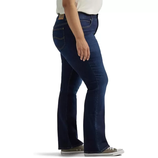 Lee Womens Plus Size Ultra Lux Comfort with Flex Motion Bootcut JeanMain Thrill