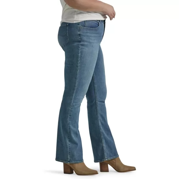 Lee Womens Plus Size Ultra Lux Comfort with Flex Motion Bootcut JeanParadise Dream