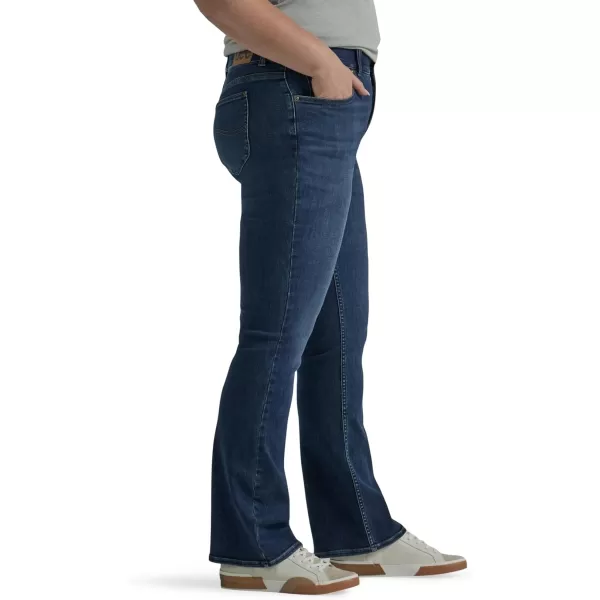 Lee Womens Plus Size Ultra Lux Comfort with Flex Motion Bootcut JeanStar Rise