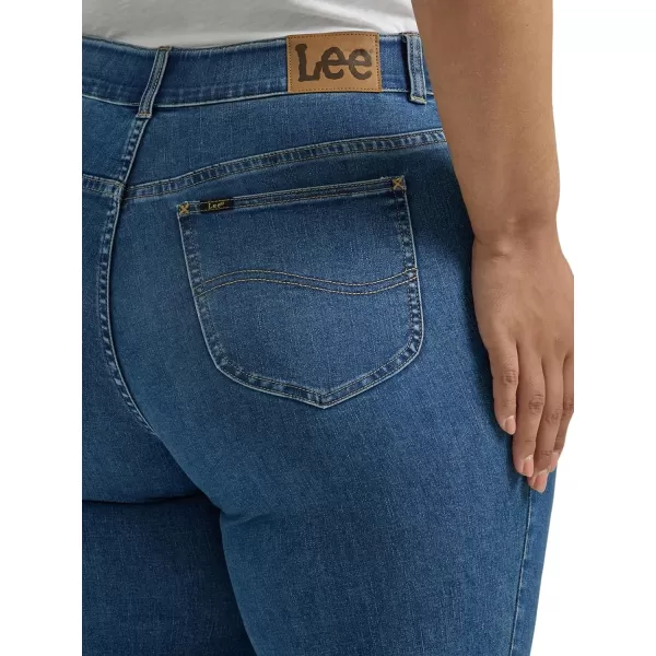 Lee Womens Plus Size Ultra Lux Comfort with Flex Motion High Rise Skinny JeanBlue Format