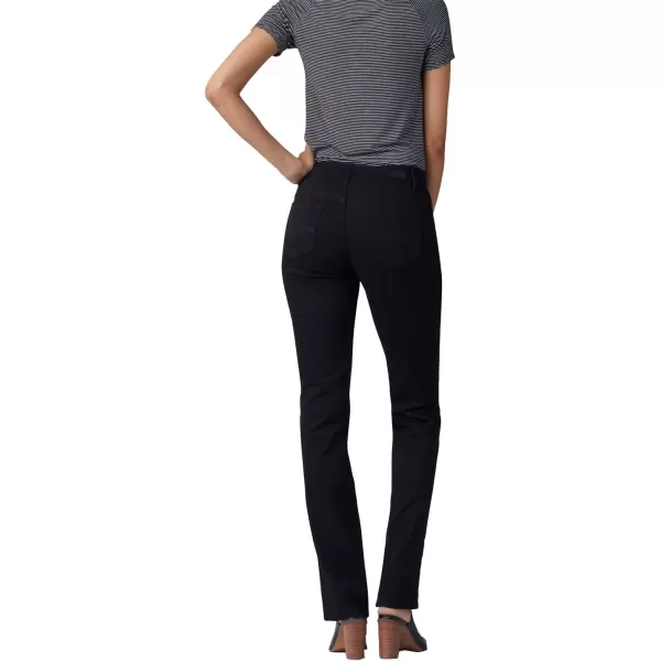 Lee Womens Plus Size Ultra Lux Comfort with Flex Motion Straight Leg JeanBlack