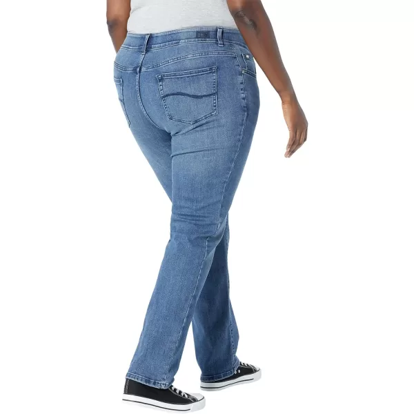 Lee Womens Plus Size Ultra Lux Comfort with Flex Motion Straight Leg JeanEvolve