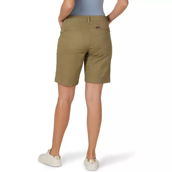 Lee Womens Regular Fit Chino Bermuda ShortDeep Lichen Green