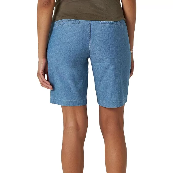 Lee Womens Regular Fit Chino Bermuda ShortMedium Chambray