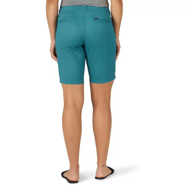 Lee Womens Regular Fit Chino Bermuda ShortMidway Teal