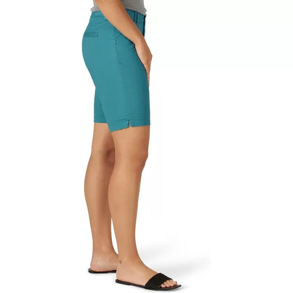 Lee Womens Regular Fit Chino Bermuda ShortMidway Teal