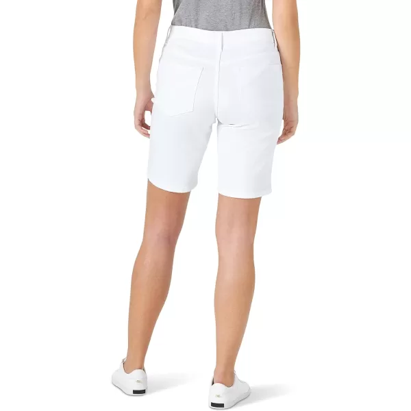 Lee Womens Relaxed Fit Bermuda ShortWhite