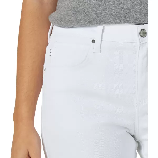 Lee Womens Relaxed Fit Bermuda ShortWhite