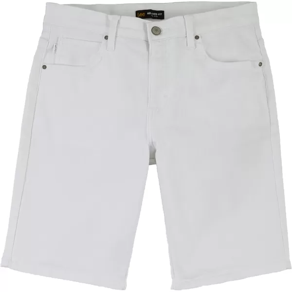 Lee Womens Relaxed Fit Bermuda ShortWhite