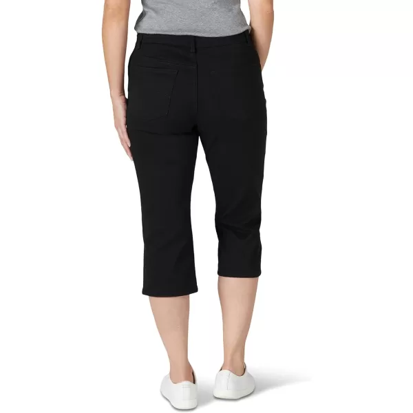 Lee Womens Relaxed Fit Capri JeanBlack