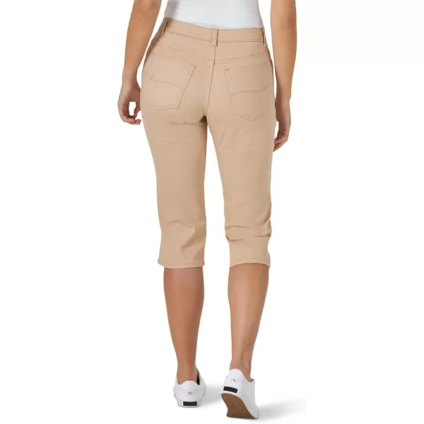 Lee Womens Relaxed Fit Capri JeanCaf