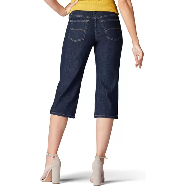 Lee Womens Relaxed Fit Capri JeanLagoon