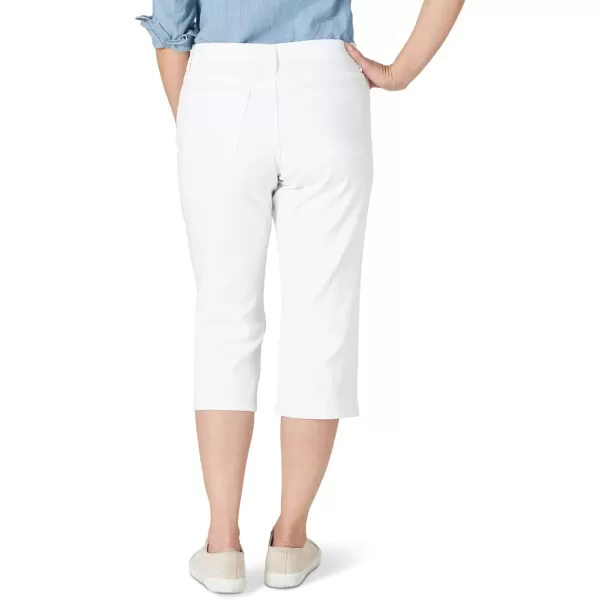 Lee Womens Relaxed Fit Capri JeanWhite