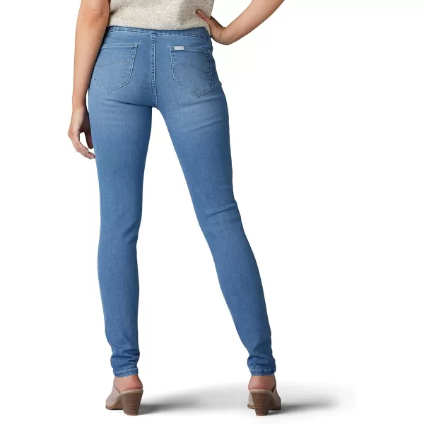 Lee Womens Sculpting Slim Fit Skinny Leg Pull on JeanLarkspur