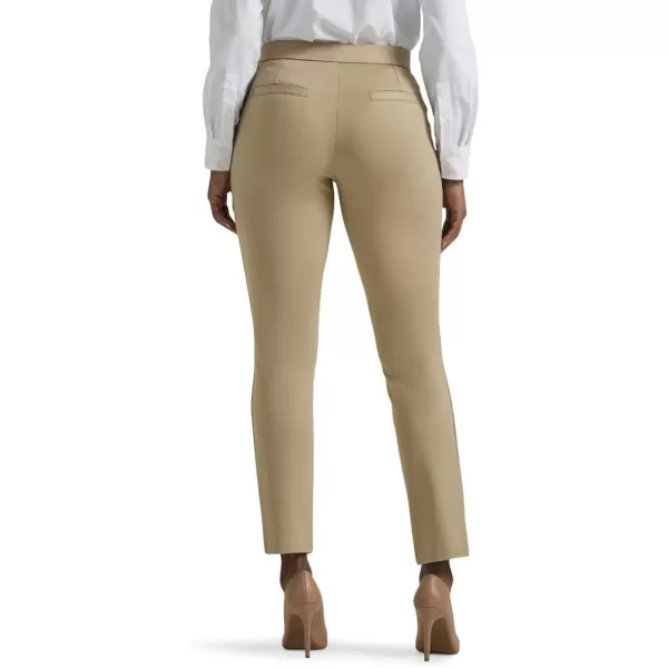 Lee Womens Ultra Lux Comfort Any Wear Slim Ankle PantKansas City Khaki