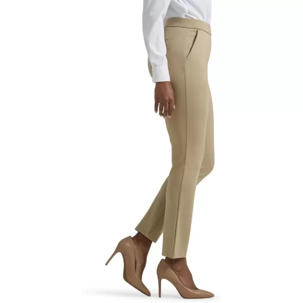 Lee Womens Ultra Lux Comfort Any Wear Slim Ankle PantKansas City Khaki