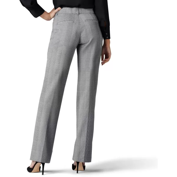 Lee Womens Ultra Lux Comfort with Flex Motion Trouser PantBlack Briar Plaid