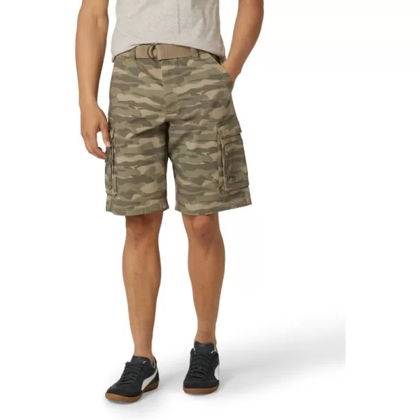 Lee Mens Dungarees New Belted Wyoming Cargo ShortFatigue Camo