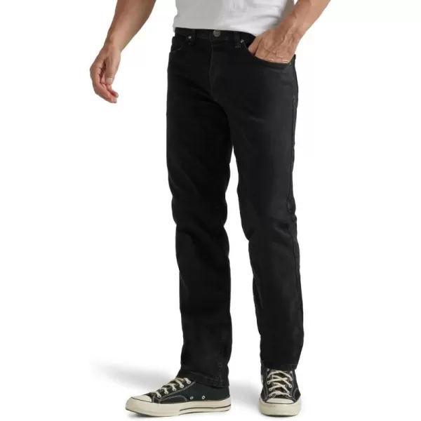 Lee Mens Legendary Regular Straight JeanOverdye Black