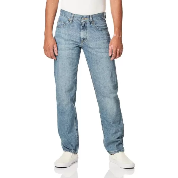 Lee Mens Regular Fit Straight Leg JeanQuartz Stone