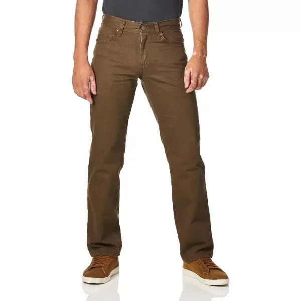 Lee Mens Regular Fit Straight Leg JeanWalnut