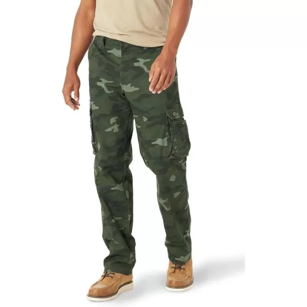 Lee Mens Wyoming Relaxed Fit Cargo PantGreen Camo