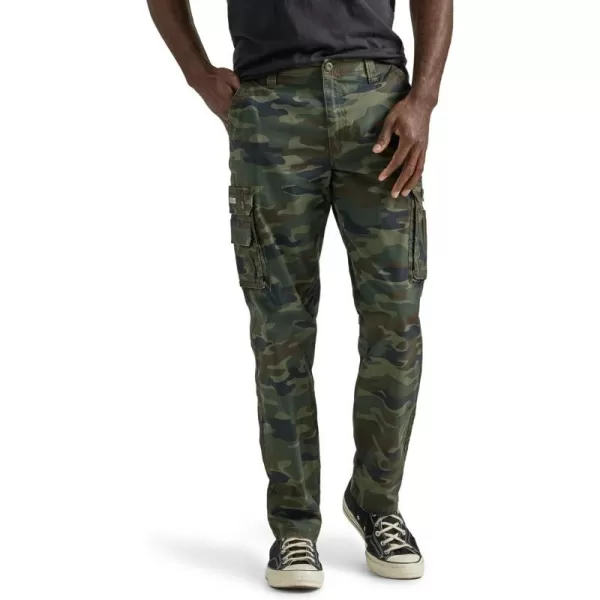 Lee Mens Wyoming Relaxed Fit Cargo PantMoss Camo Ripstop