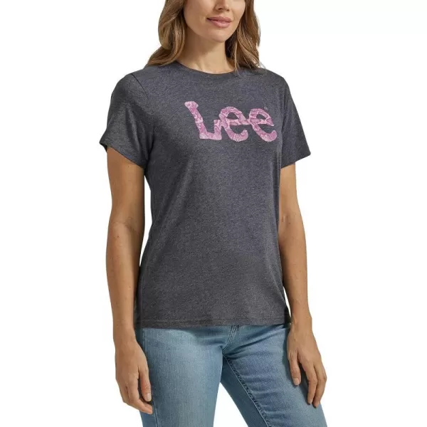 Lee Womens Graphic TeeCaviar Heather