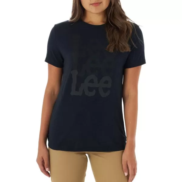 Lee Womens Graphic TeeTriple Twitch Black Heather