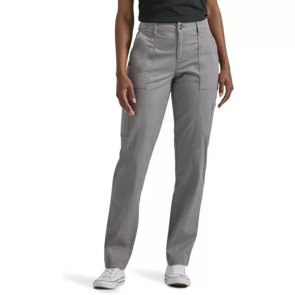 Lee Womens Petite Ultra Lux Comfort with Flextogo Utility PantHd Lee Gray